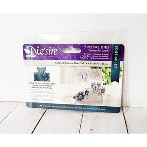 Die'sire Edge'ables  Metal Dies Butterfly Love by Crafters Companion 7 piece